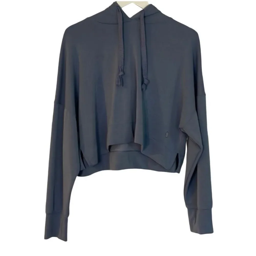 AS revival blue cropped Athletic hoodie M